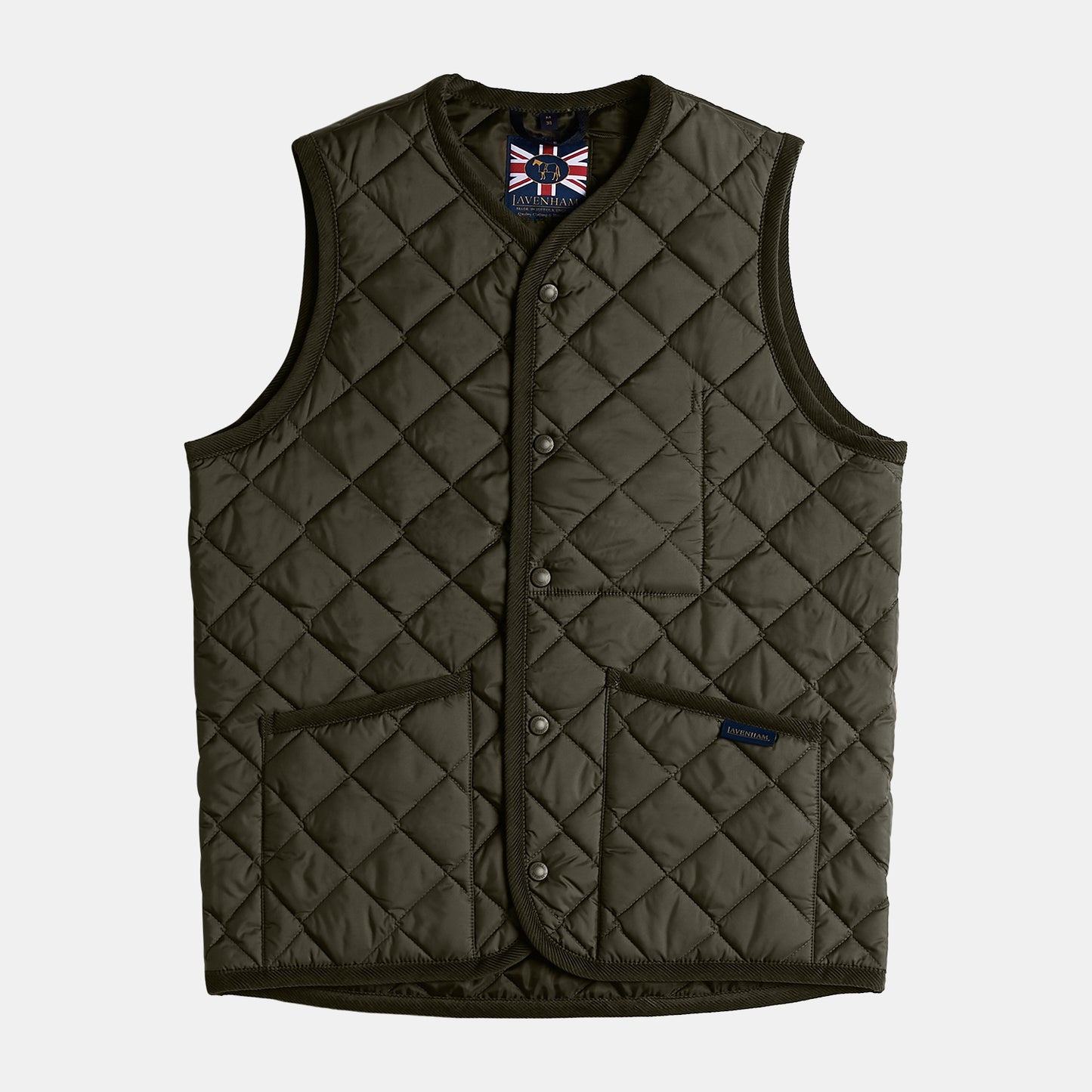 Lavenham Jackets Thornham Gilet Olive