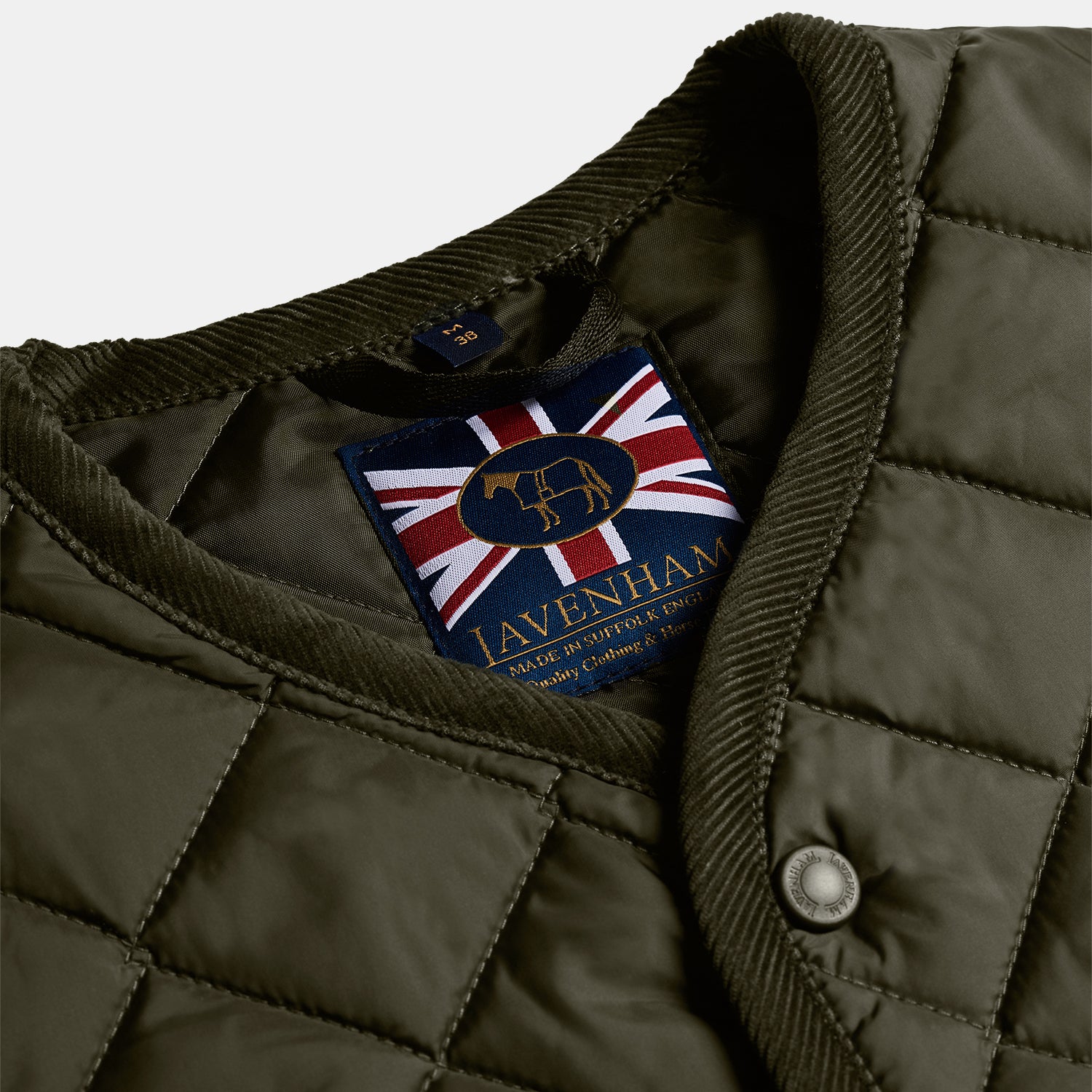 Lavenham Jackets Thornham Gilet Olive