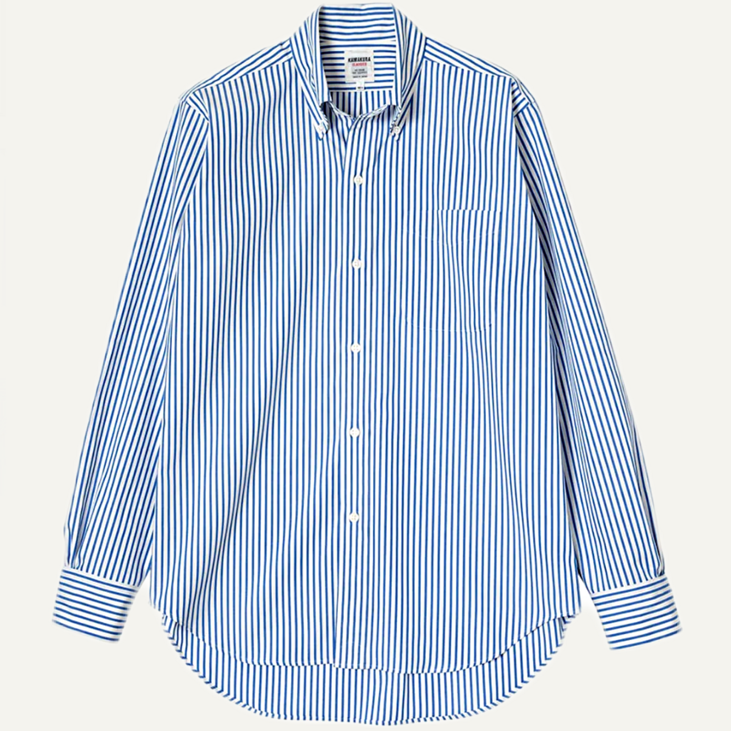 Kamakura shirts Japan stripe blue