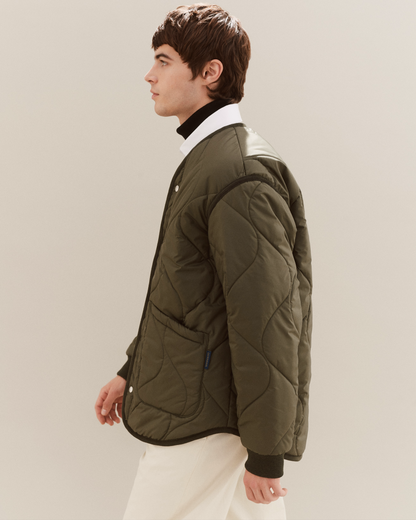 Lavenham horse quilt jacket olive