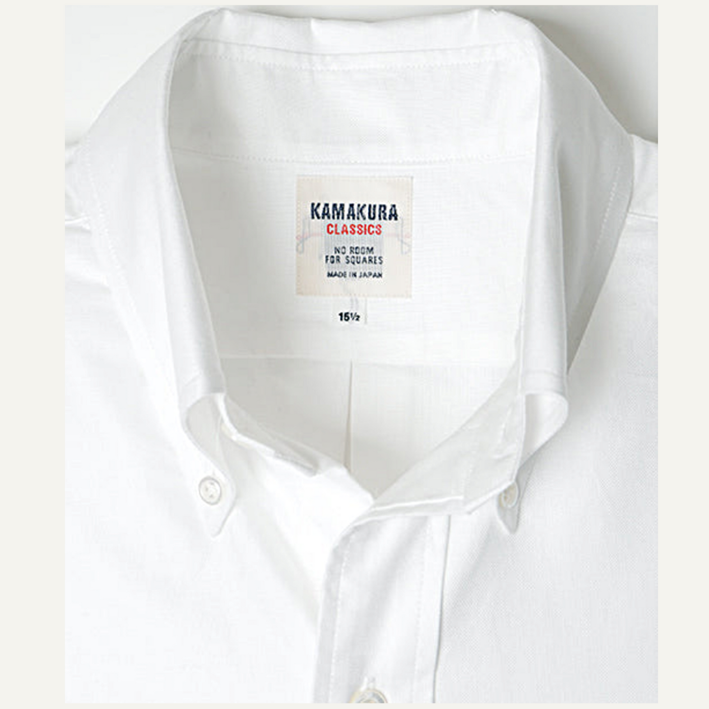 Kamakura shirts Japan Oxford shirt white