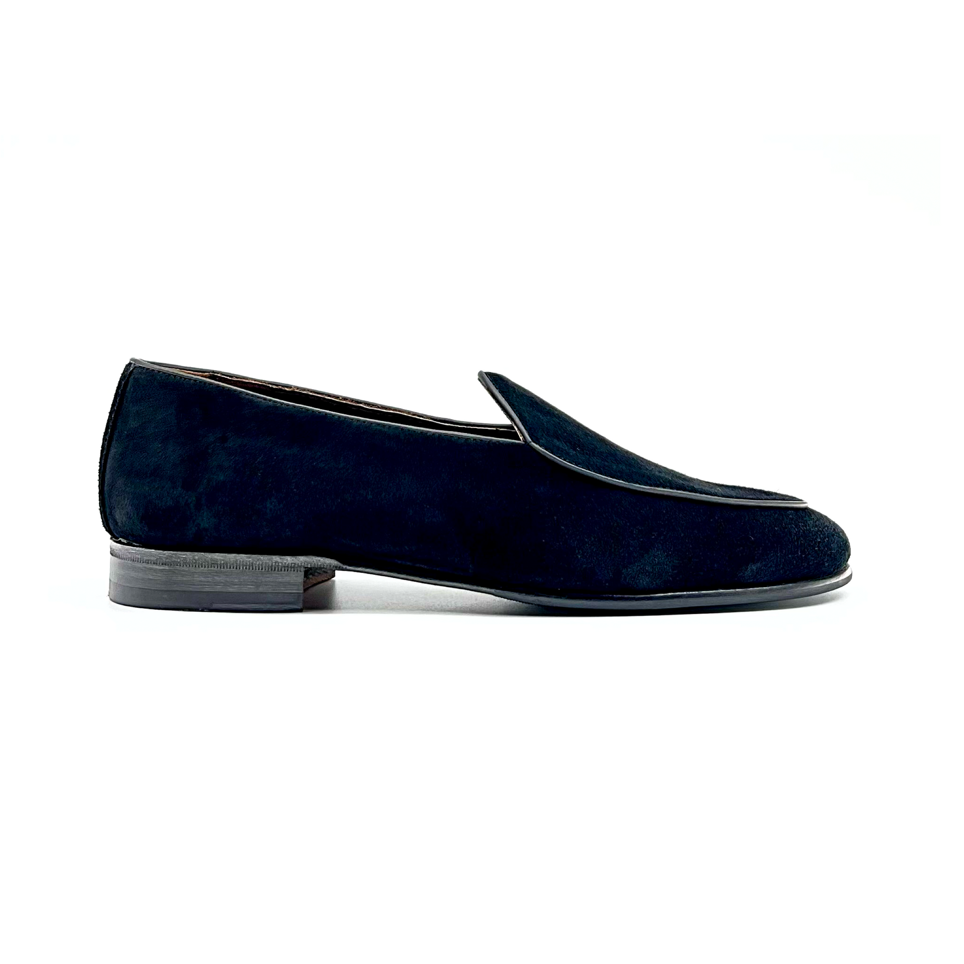 Berwick 1707 smart casual black suede loafer