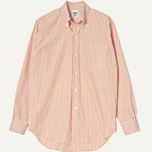 Kamakura shirts Japan stripe orange