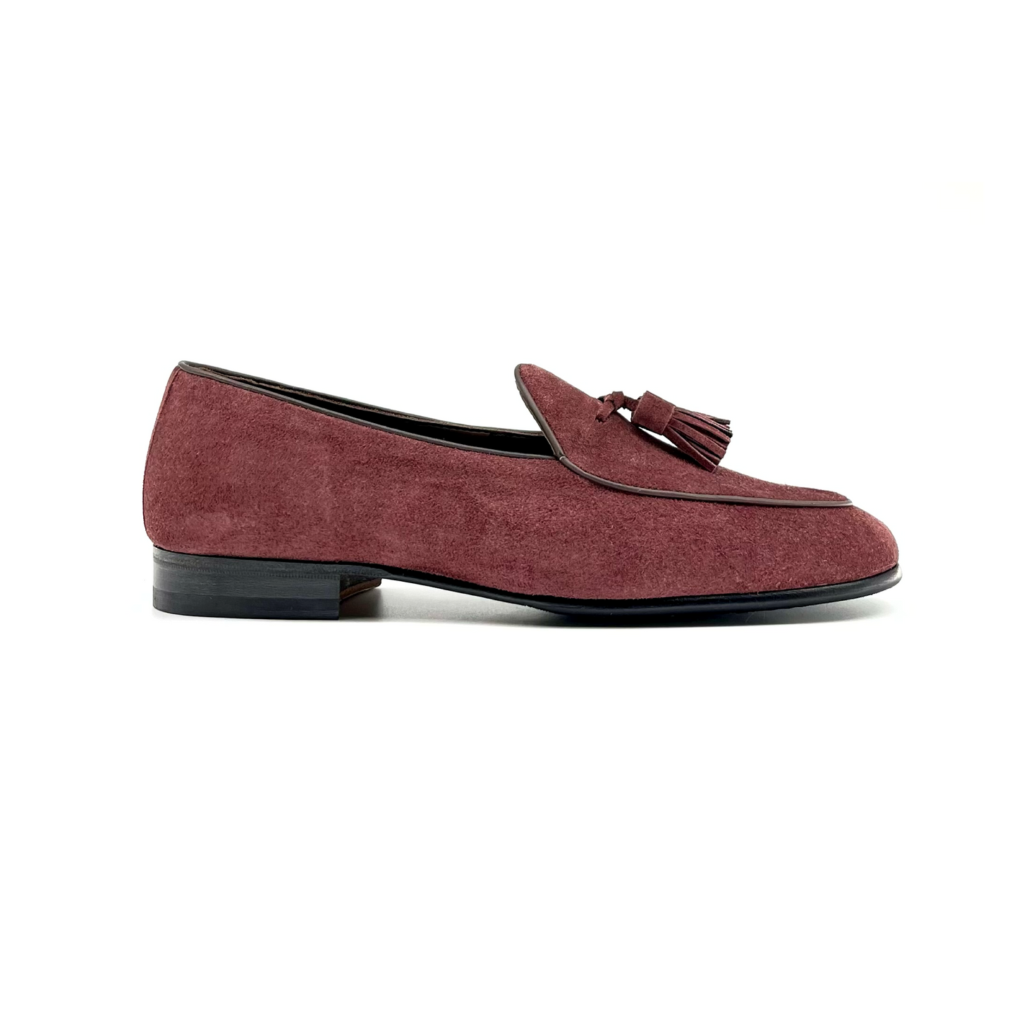 Berwick 1707 Men’s burgundy suede loafer