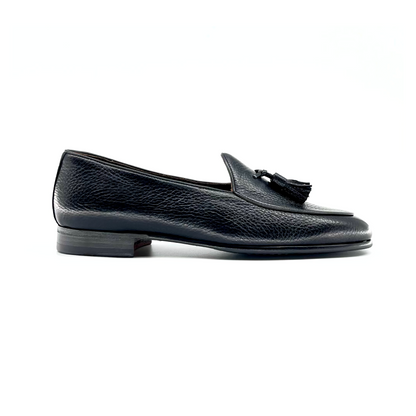 Black tassel loafers Berwick 1707