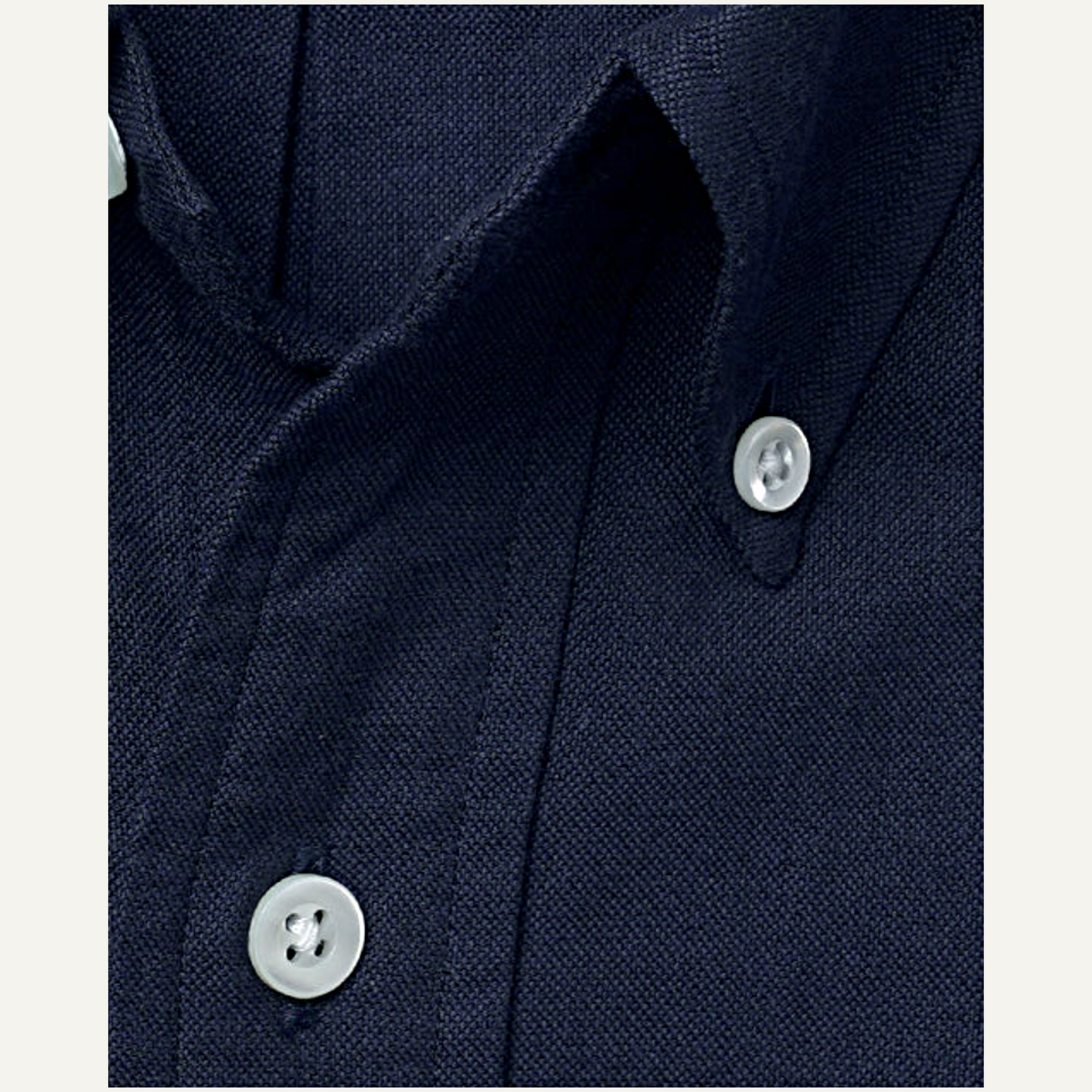 Kamakura shirts Japan navy oxford