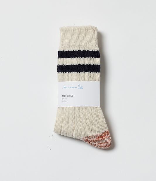 Merz b Schwanen Wool socks Ink